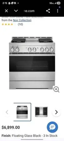Brand new jennair 36 gas range