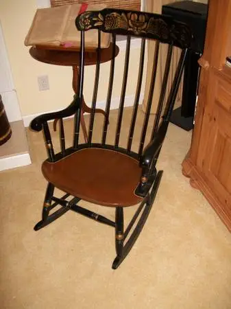 Hitchcock Vintage Antique Rocking Chair