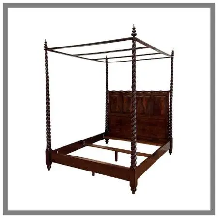 California King Kerry Joyce For Dessin Fournir Barley Twist Poster Bed