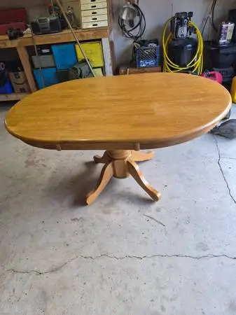 Oak dining table