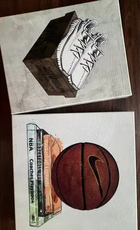 Nike/Adidas Wall art