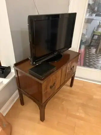Vintage Wood TV Stand / Cabinet