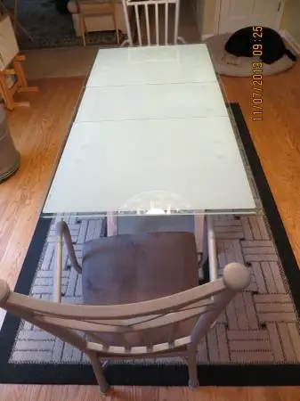 Coffee Table with matching chairs