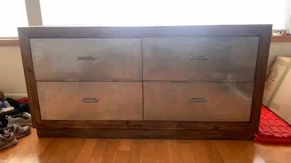4 Drawer Dresser - 63”Lx19”Wx31 1/2”H