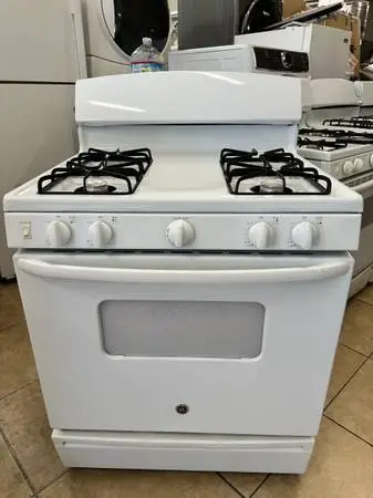 GE JGBS10DEF1WW Gas range stove LIKE W/ WARRANTY!!
