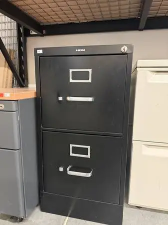 2 Drawer HON Vertical File Cabinet