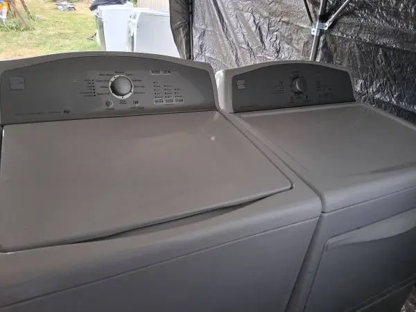 Kenmore washer and dryer, electric