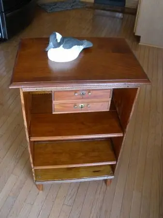 Antique ARBUCKLE COFFEE SHIPPING CRATE - Unusual End Table
