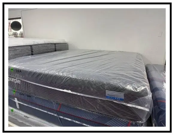 CALIFORNIA KING SIZE PURPLE RESTORE PREMIER MATTRESS & BOXES BED SET