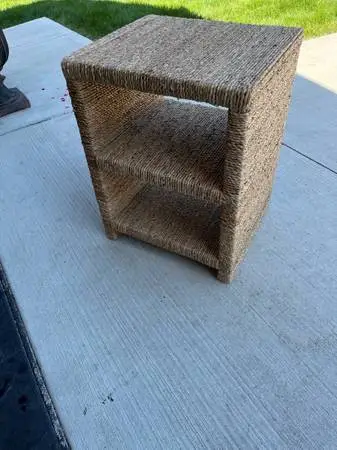 Wicker Style end table