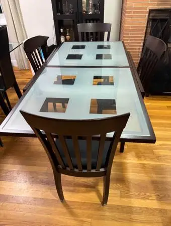 Calligaris Italian Dining Set – Extendable Table + 6 Chairs | Made in Italy |
