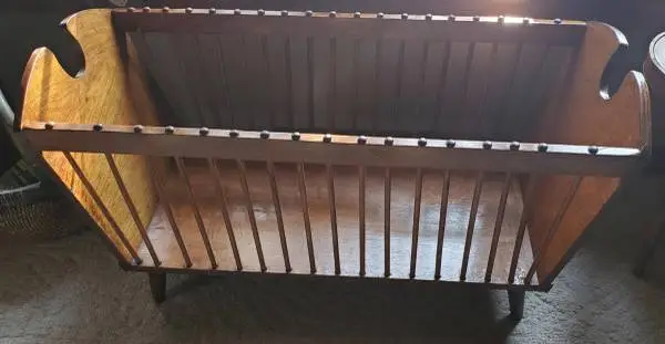 Unique Handmade Wooden Cradle