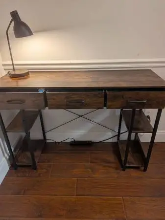 Laptop Desk and Swivel Chair