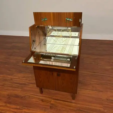 5 Vintage Mid-Century Bars, Bar Cabinets