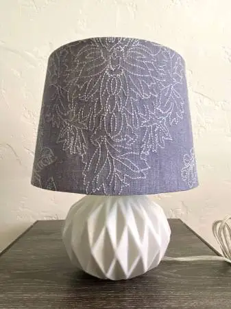 Ceramic Geometric Accent Lamp