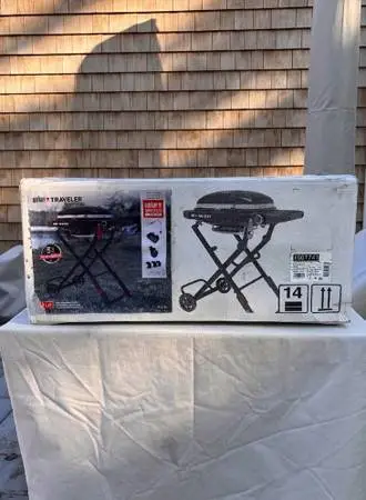 New for 2026! Weber Traveler Compact Portable Gas Grill
