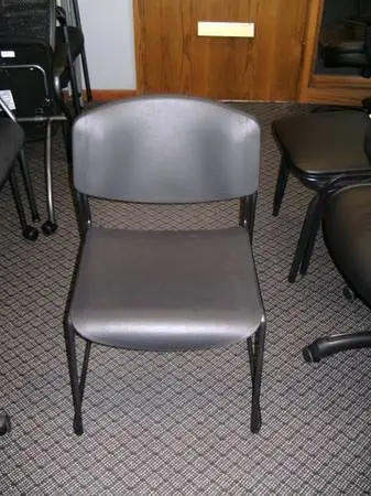 2 @$150.00... New $120.00/eaNew Black 400lb wgt Capacity Stack Chair
