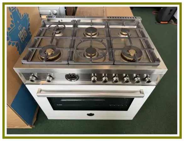 Bertazzoni – 36″ Professional Series range Gas oven Natursl Gas-Wh