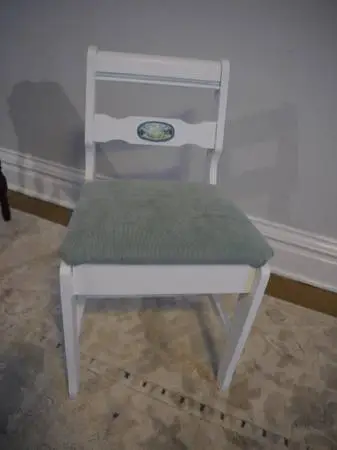 Small Vanity Chair with Storage