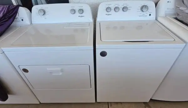 Whirlpool Washer And Electric Dryer (90 DAYS WARRANTY) DELIVERY AVAILABLE