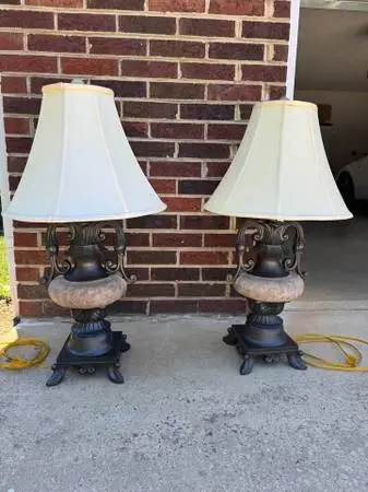 Table Lamps- Matching Set - 32” High