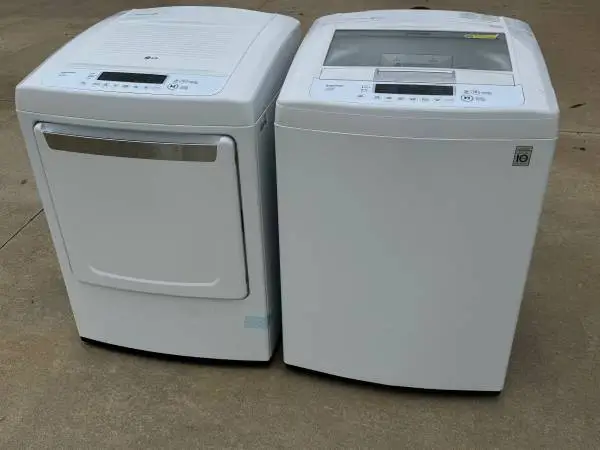 LG Washer and LG dryer electric extra large capacity