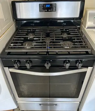 Whirlpool 5 Burners Gas Stove 30 Width