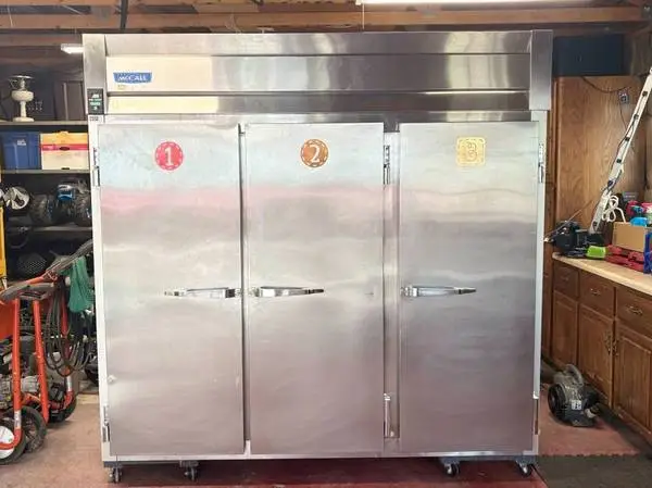 McCall 3 Door Commercial Refrigerator - 2024 Copeland Compressor