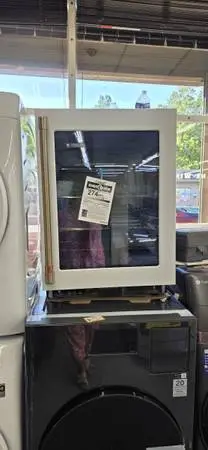 Brand new GE Cafe matte White beverage  Center wine cooler