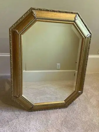 Bombay & Co. Allegro Octagon Beveled Wall Mirror - 34.5 x 26.5