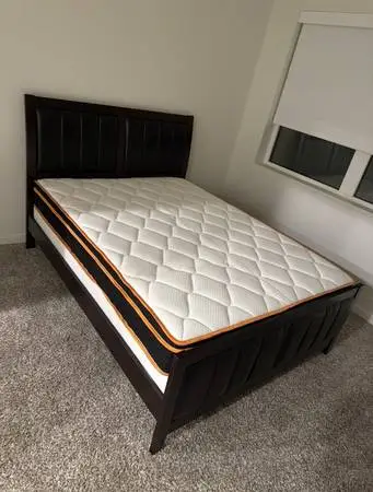 New queen size bed