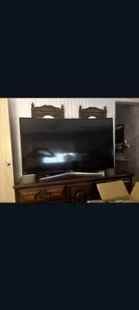 Moving sale (TV, Couch, Sleeper Sofa, Towel Cabinet)