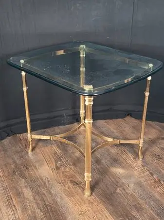 vintage Labarge style Hollywood Regency table, at Yardley Antiques
