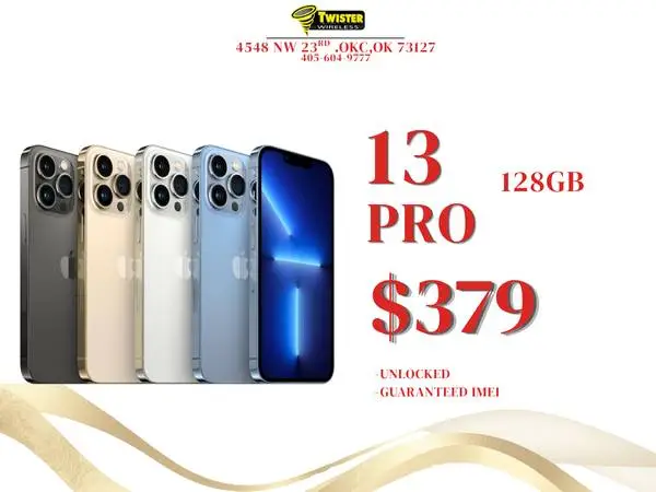 iPhone 13 Pro 128GB - Unlocked - Twister Wireless OKC