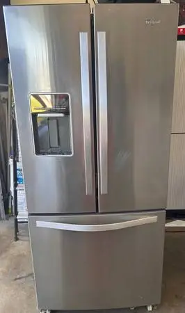 Whirlpool 3 Door Refrigerator stainless steel