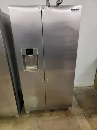 Frigidaire Professional 22.3 Cu Ft Side by Side Counter Depth Refrigerator Smudg