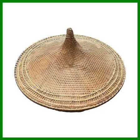 Handwoven Wicker Lidded Basket