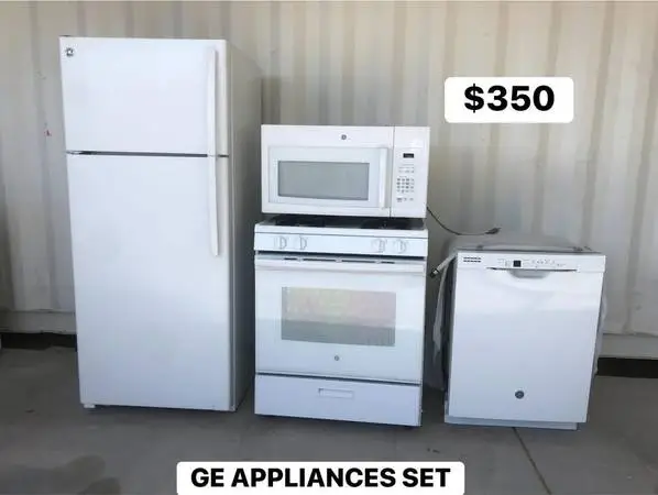 GE white Appliances Sets – $350