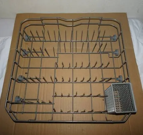 WD28X31218 GE DISHWASHER Model GLDA696F00SS LOWER RACK ASSEMBLY