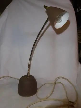 Vintage MCM Eagle Hi-Lite Goose Neck Lamp