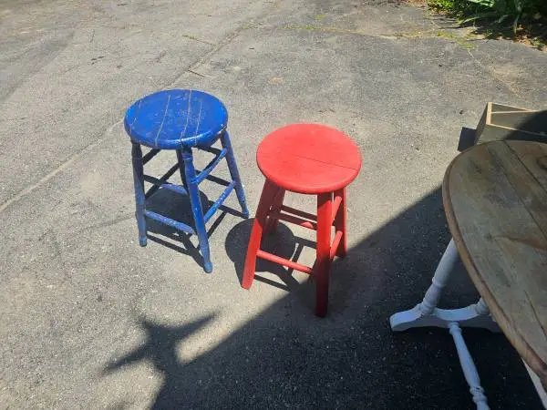 Wooden vintage Stools