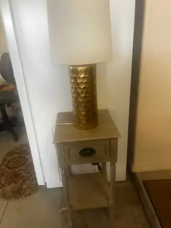 Nice Table and Lamp