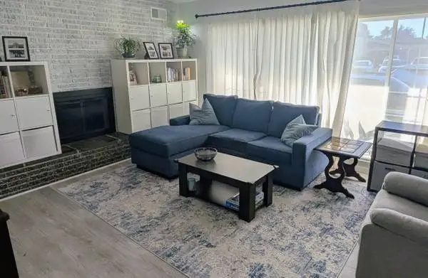 Blue Apt2B Harper Sleeper Sofa w/ Reversible Chaise