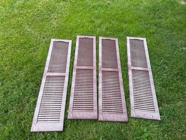 58.5” x 14” Vinyl Shutters