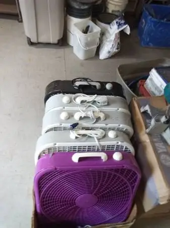 5 box fans