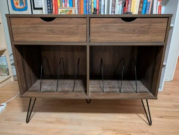 Cool stereo console/vinyl record storage