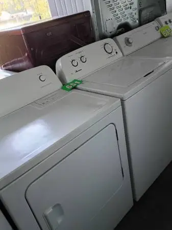 LIKE NEW! AMANA WASHER and DRYER ELECTRIC TOP LOAD FOR SALE!