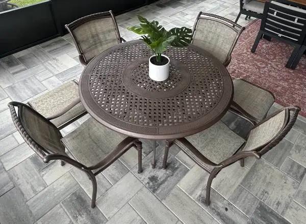 Cast Iron table set
