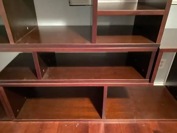 modular 3 piece asymmetrical display/shelving/bookcase in Hollywood