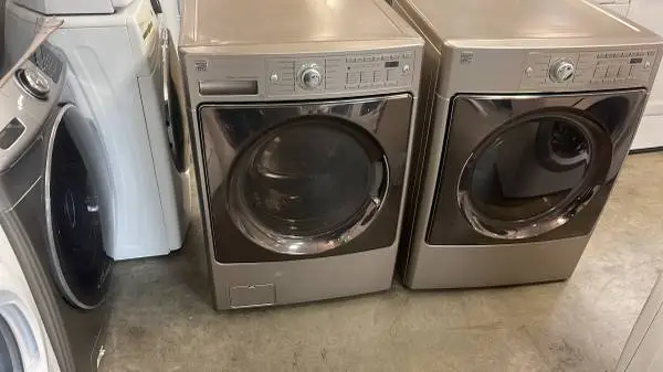 Kenmore elite steam front load washer and gas dryer